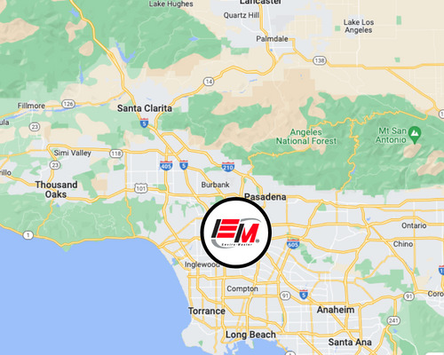 Screenshot of google maps north LA enviro-masters commercial cleaning services
