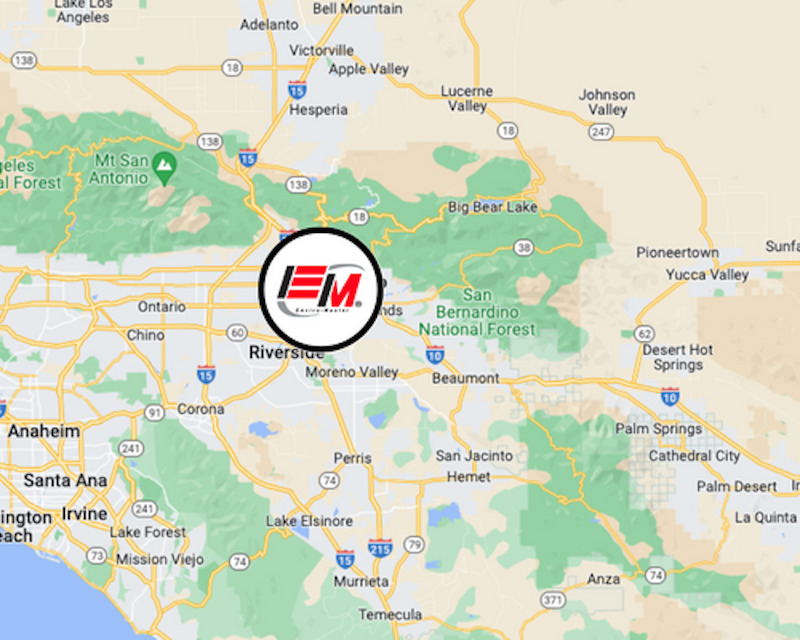 San Bernardino map for Enviro-Master